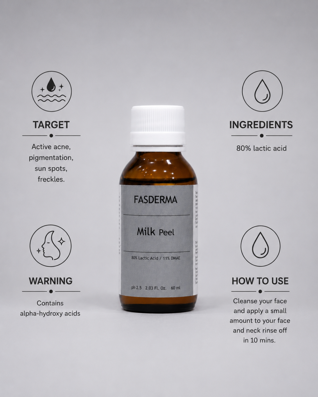 Milk Peel, 60 ML ( Fairness & Skin Lightening )
